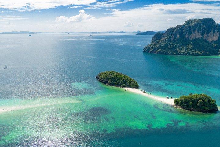 分離された海と 4 つの島 - クラビからのタイの 1 日ツアーの目に見えない