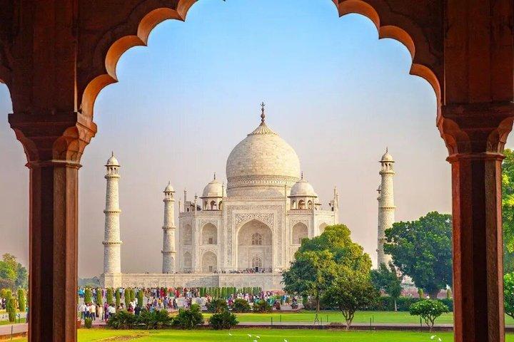 Taj Mahal Tour med entrébilletter og guide - Vælg din pakke