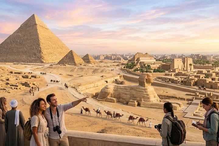 Excursion d'une journée au Caire depuis les pyramides et le musée Hurghada