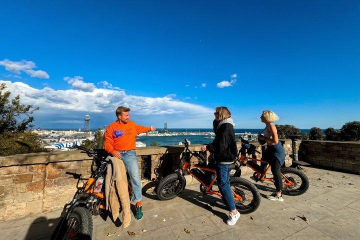 バルセロナモンジュイックEバイクツアー：城、景色＆見どころ