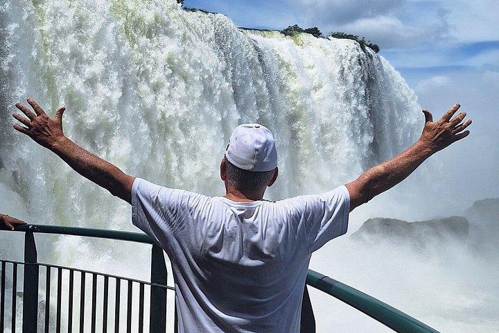 Tour brasileño de cascadas y parque de aves con traslado