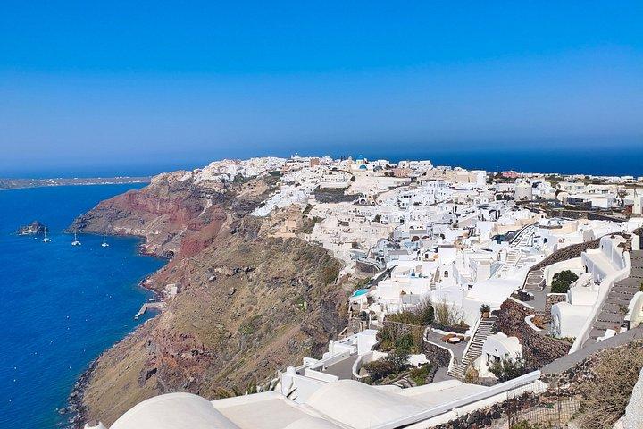 自分だけのサントリーニ島プライベートツアーを組み立てる-4時間体験