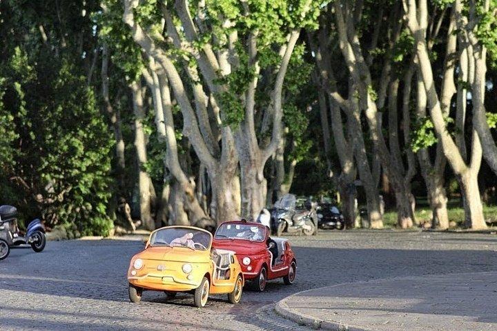 クラシックカーで巡るフィアット500ローマ撮影ツアー