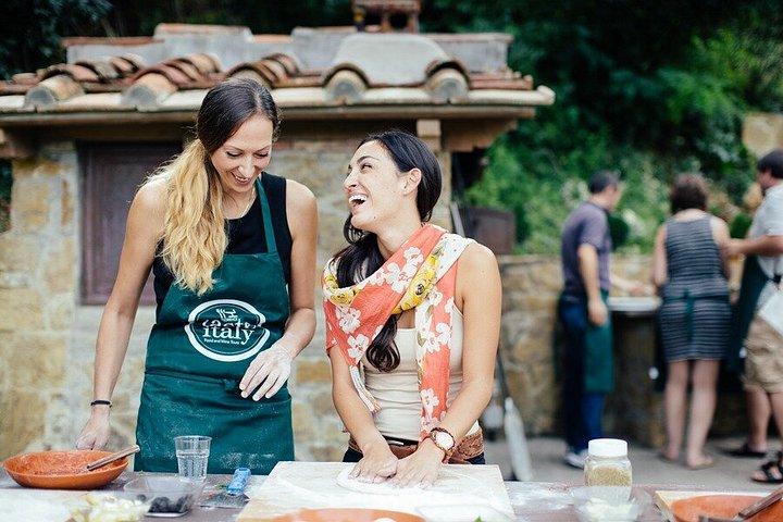 トスカーナの農場でジェラート作りを体験するフローレンス料理またはパスタ教室