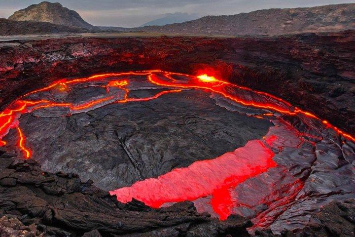 3-dagars Danakil depression och Erta Ale vulkan