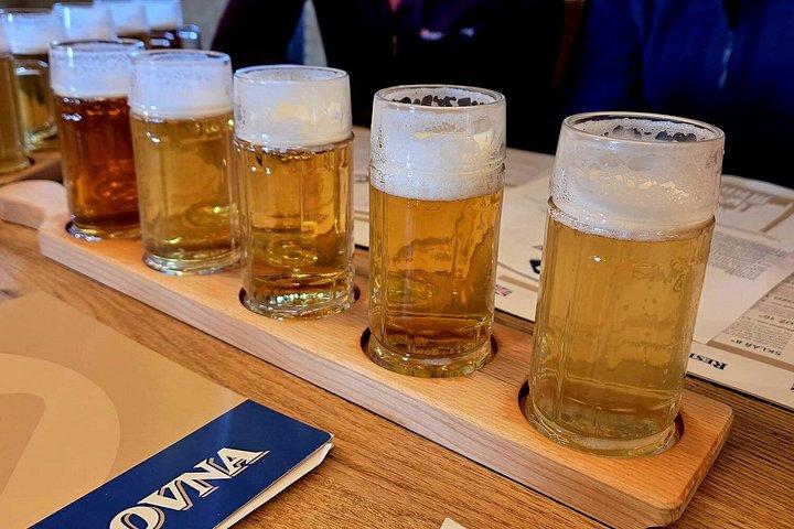 ガラス吹きワークショップ&クラフトビール&火山景観ハイキング