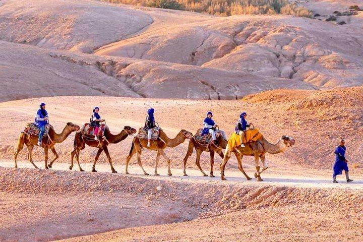Agafay Desert Quad Camel Ride Jantar e Show de Marrakech
