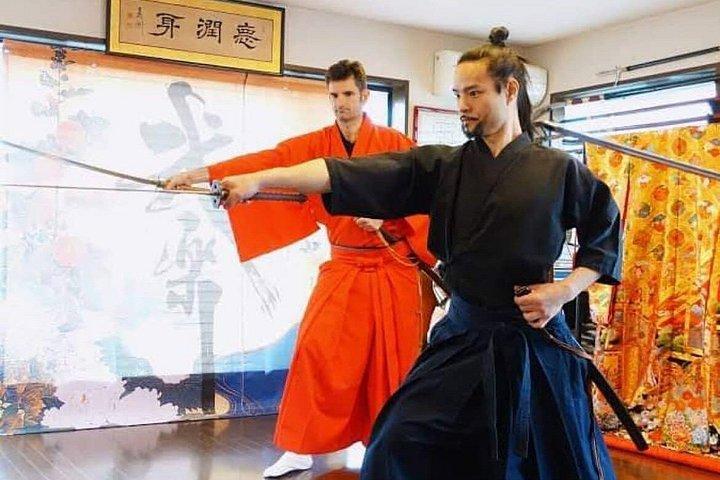 Private Samurai Training at a Tokyo Temple with Master Koshiro