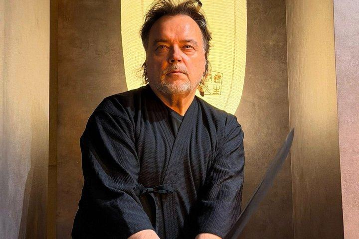 Private Samurai Training at a Tokyo Temple with Master Koshiro