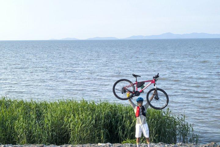 South Taihu Lake Sunset Radtour von Shanghai