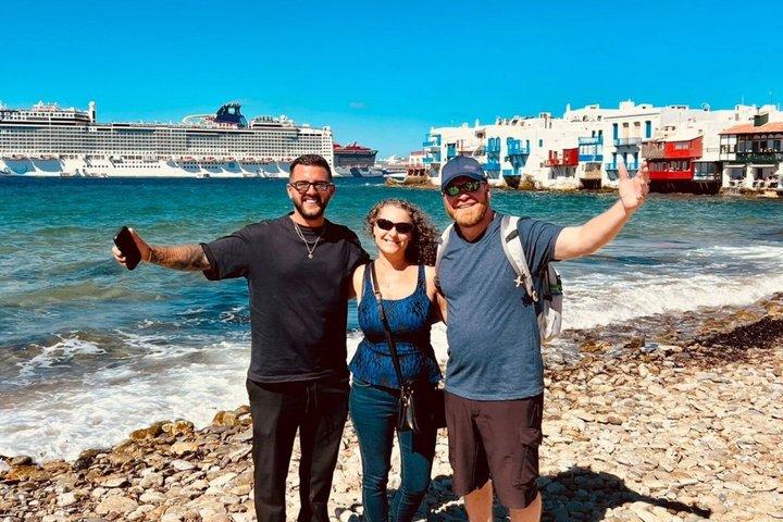 Mykonos Essentials: Privat rundtur för kryssningsbesökare