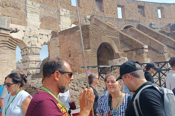 Colosseum, Forum & Palatine: Guided, AI Guide & Arena