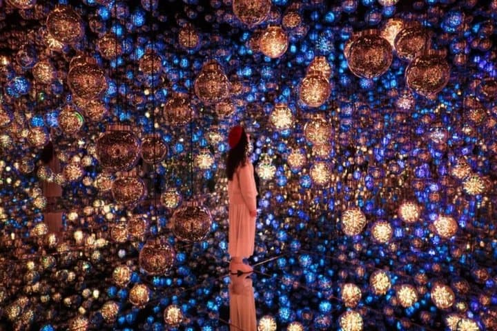 Tokyo TeamLab Borderless Admission and Subway Pass