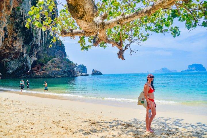 Krabi 4 Island Tour af Longtail Boat med Hotel Transfer