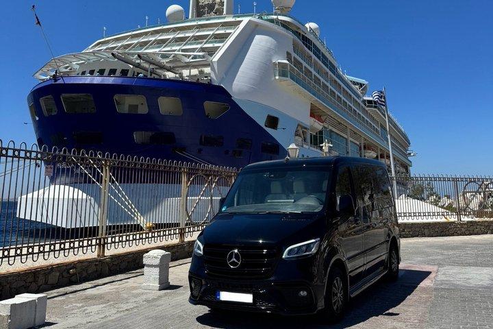 クルーズ旅行者のためのプライベートミコノス海岸エクスカーション