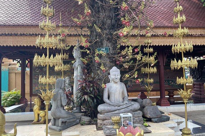 プノンペン市内観光、ジェノサイド博物館、シルバーパゴダ