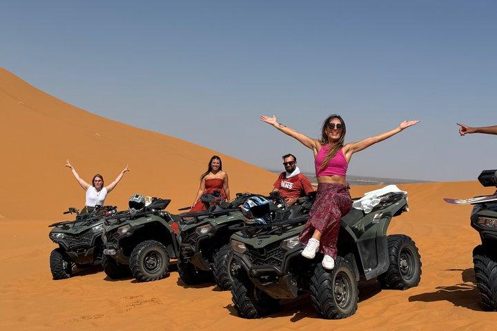 Merzouga dune quad biking & Sandboarding Experience