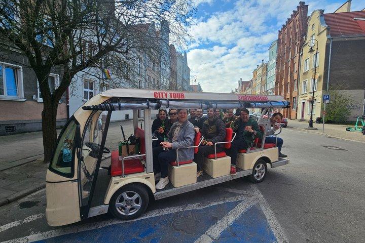 Danzig Highlights Stadtrundfahrt mit dem Golfwagen Buggy