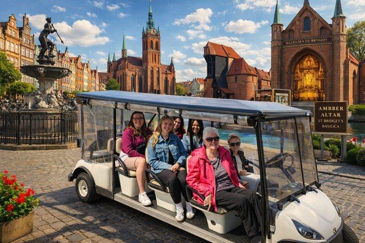Danzig Highlights Stadtrundfahrt mit dem Golfwagen Buggy
