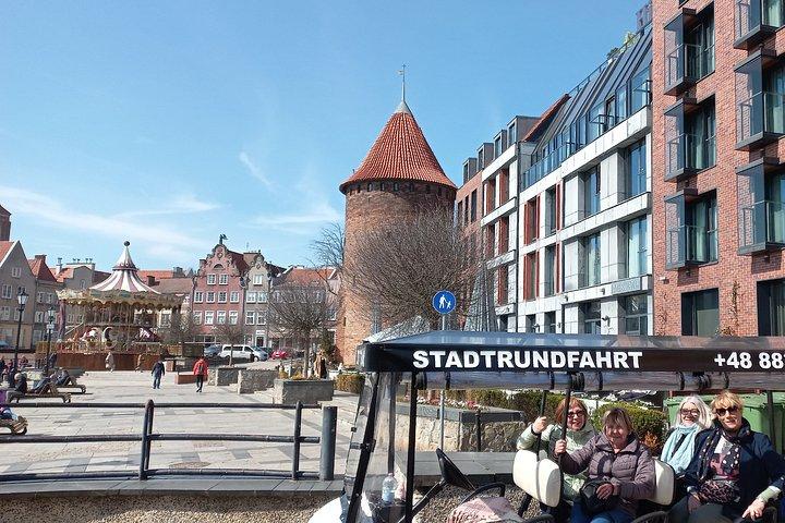 Danzig Highlights Stadtrundfahrt mit dem Golfwagen Buggy