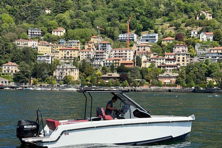 Bootstour auf dem Comer See mit Prosecco