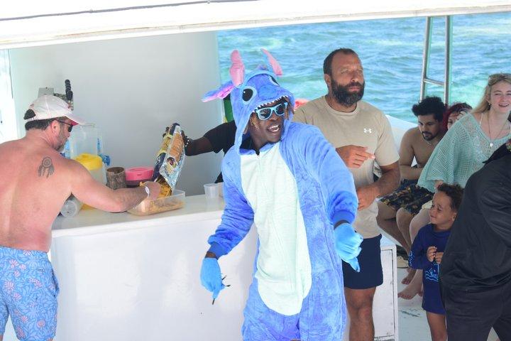Punta Cana Familie Catamaran : snorkelen, natuurlijk zwembad en kinderen