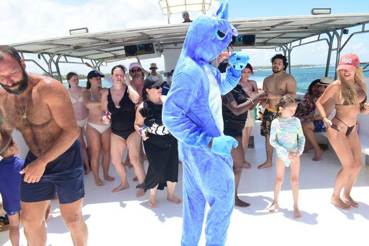 Punta Cana Familie Catamaran : snorkelen, natuurlijk zwembad en kinderen