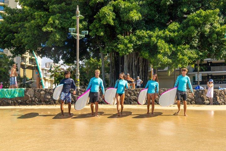 Halbprivate Surfstunde an der Jamie O'Brien School of Surf Waikīkī