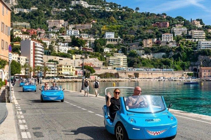 Nizza : Tour guidato panoramico in auto elettrica scoperta