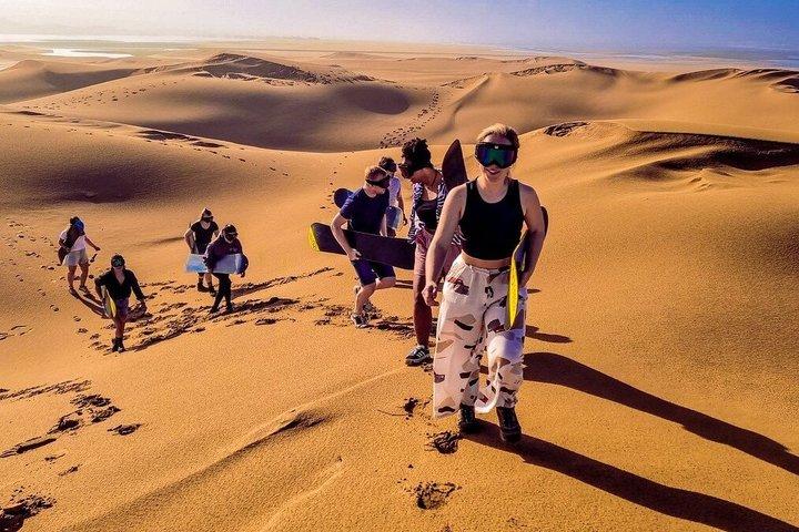Excursión de sandboard a las dunas de Timlalin desde Agadir y Taghazout