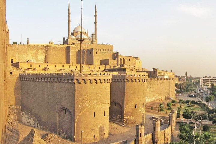 Pyramids & Citadel from Alexandria Port