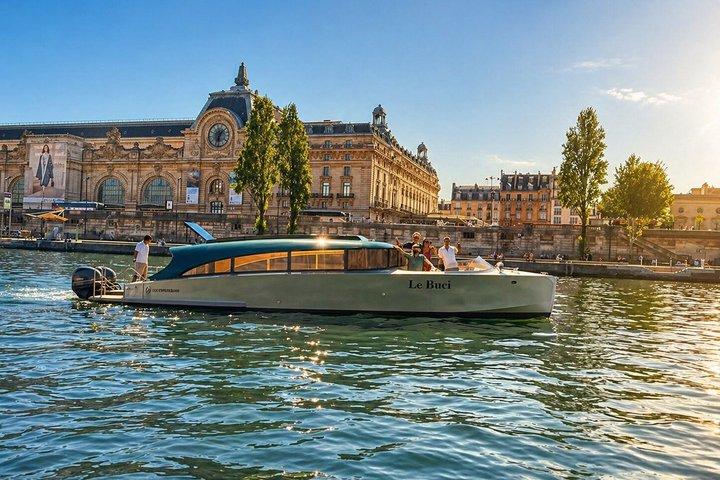 Privé VIP-cruise met proeverij van champagne en macaron