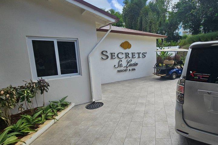 Transferência do aeroporto para Secrets St Lucia Resort & Spa (Grupos de 4)