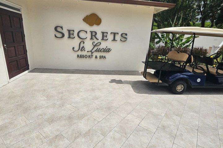 Transferência do aeroporto para Secrets St Lucia Resort & Spa (Grupos de 4)