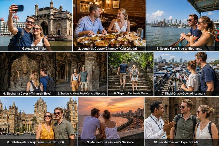 All-inclusive privé hoogtepunten van Mumbai & Elephanta Caves Tour
