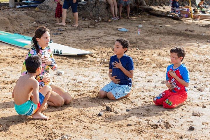 Initiation privée au surf : 3 ans +& La sécurité avant tout Coaching