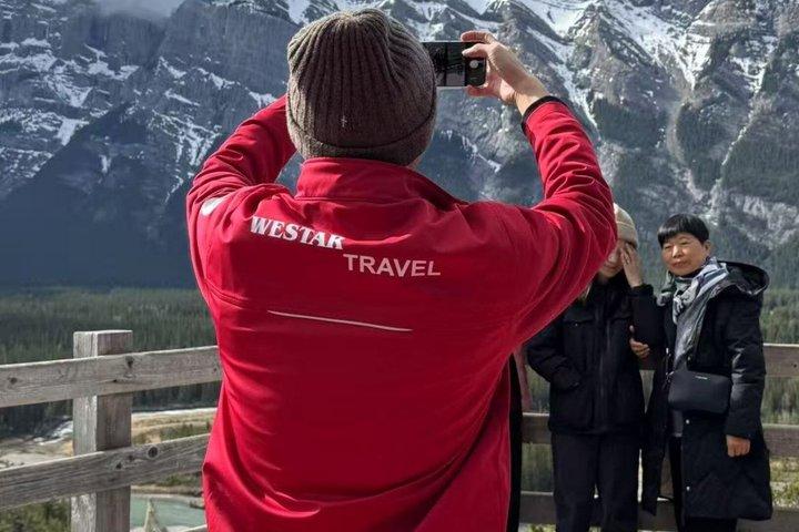 ジョンストンキャニオン、マーブルキャニオン、ミネワンカ湖、バンフ-日帰り旅行