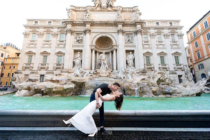 ローマ: トレヴィの泉の写真撮影、プライベート＆早朝