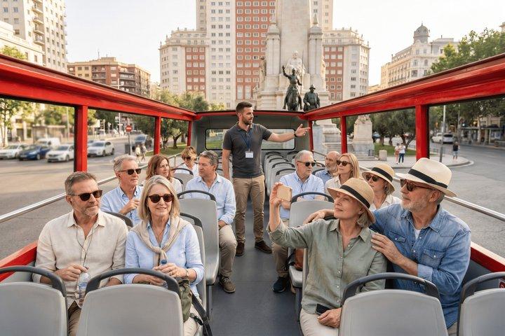 Tour de ônibus panorâmico de Madrid