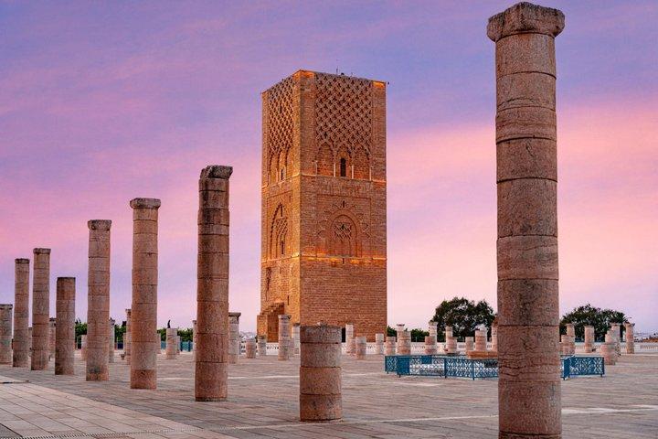 Rabat Dagstur fra Casablanca med Vejleder og Bil