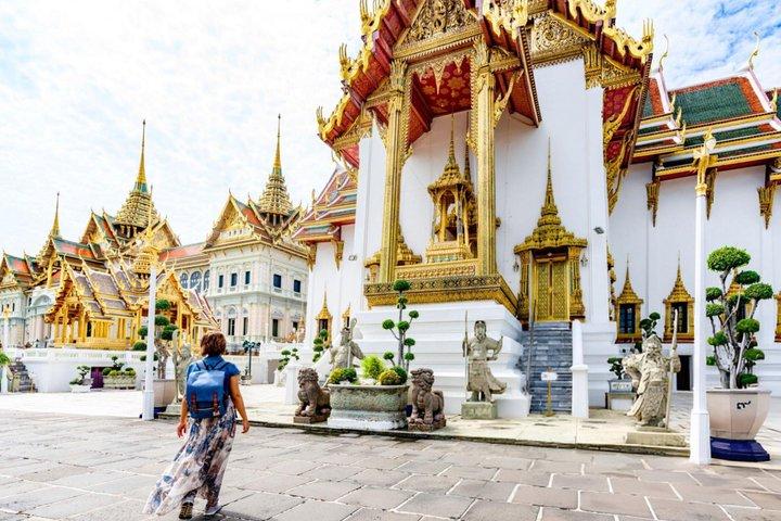 Melhor de Bangkok Guided Half Day City Tour com um local