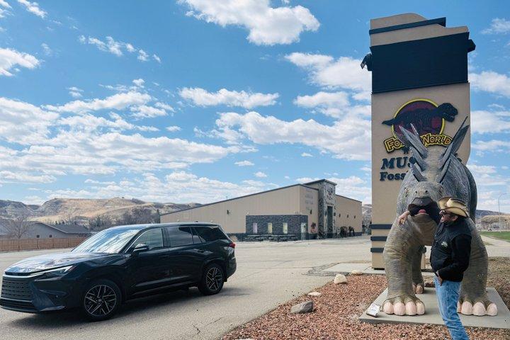 Excursion d'une journée guidée de luxe privée Drumheller & Hoodoos au départ de Calgary