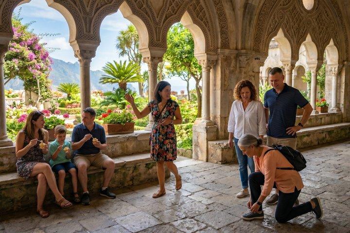 Tour privado a pie Ravello Patrimonio Cultural Familiar