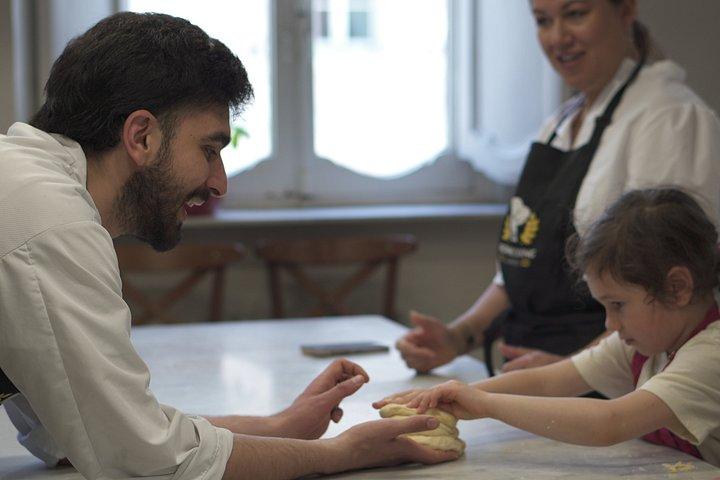 ローマ中心部でのピザとジェラート作り教室