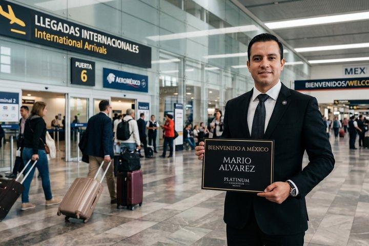 Mexico-Stad: MEX Airport Privétransfer van/naar het stadscentrum