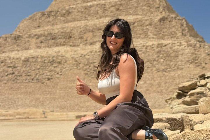 Dagstur Saqqara Pyramids Memphis Dahshur Pyramid Felucca