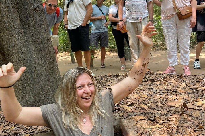 Cu Chi Tunnels Halbtagestour von Ho-Chi-Minh-Stadt