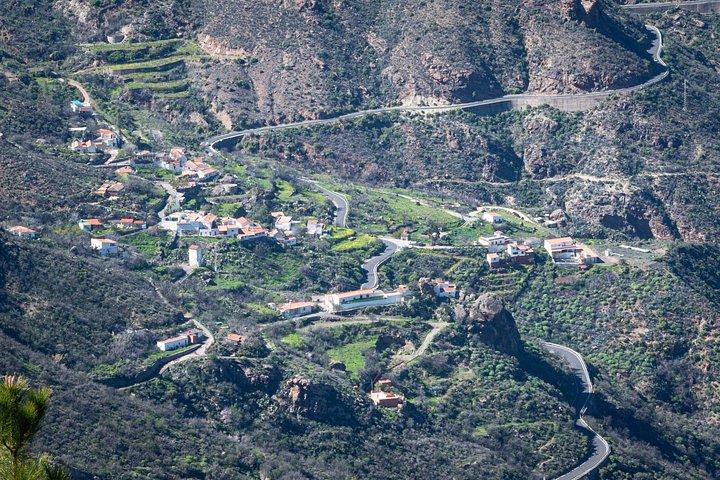 ファタガとテヘダを訪れる、高台からのグラン・カナリア島