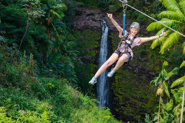 Big Island Cascata Zip N Dip Avventura