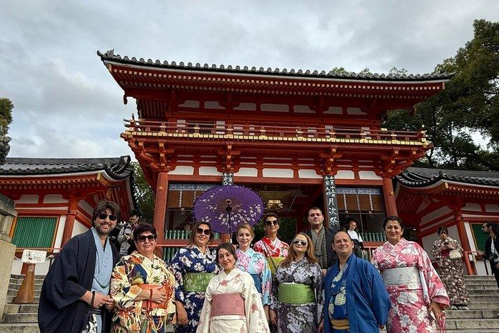 Visite privée de Kimono Dress & Gion (district de Geisha)